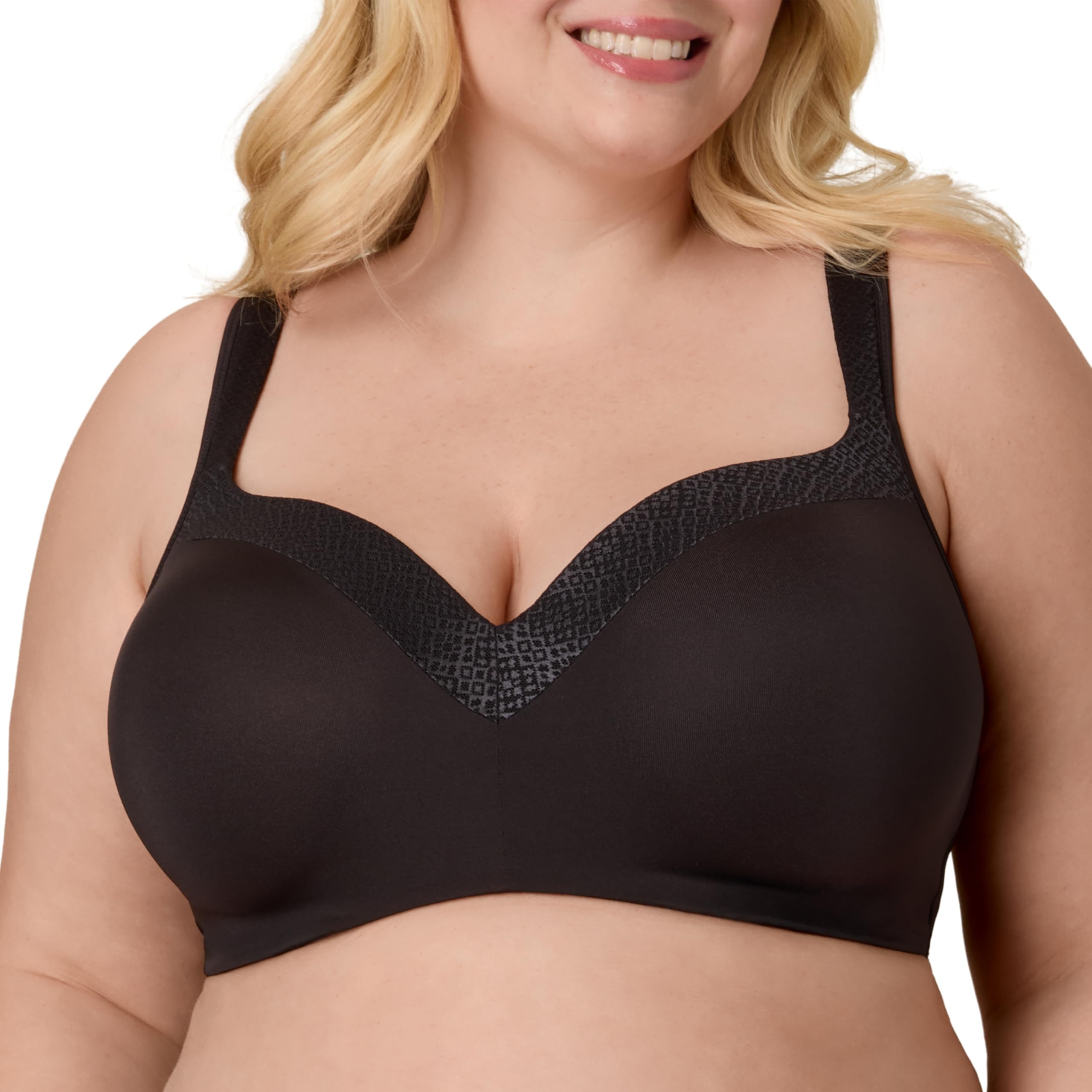 Photo 1 of Playtex Women's Balconette Underwire Bra, Plus-Size Bras Available, Full Coverage, Moisture-Wicking, 4802