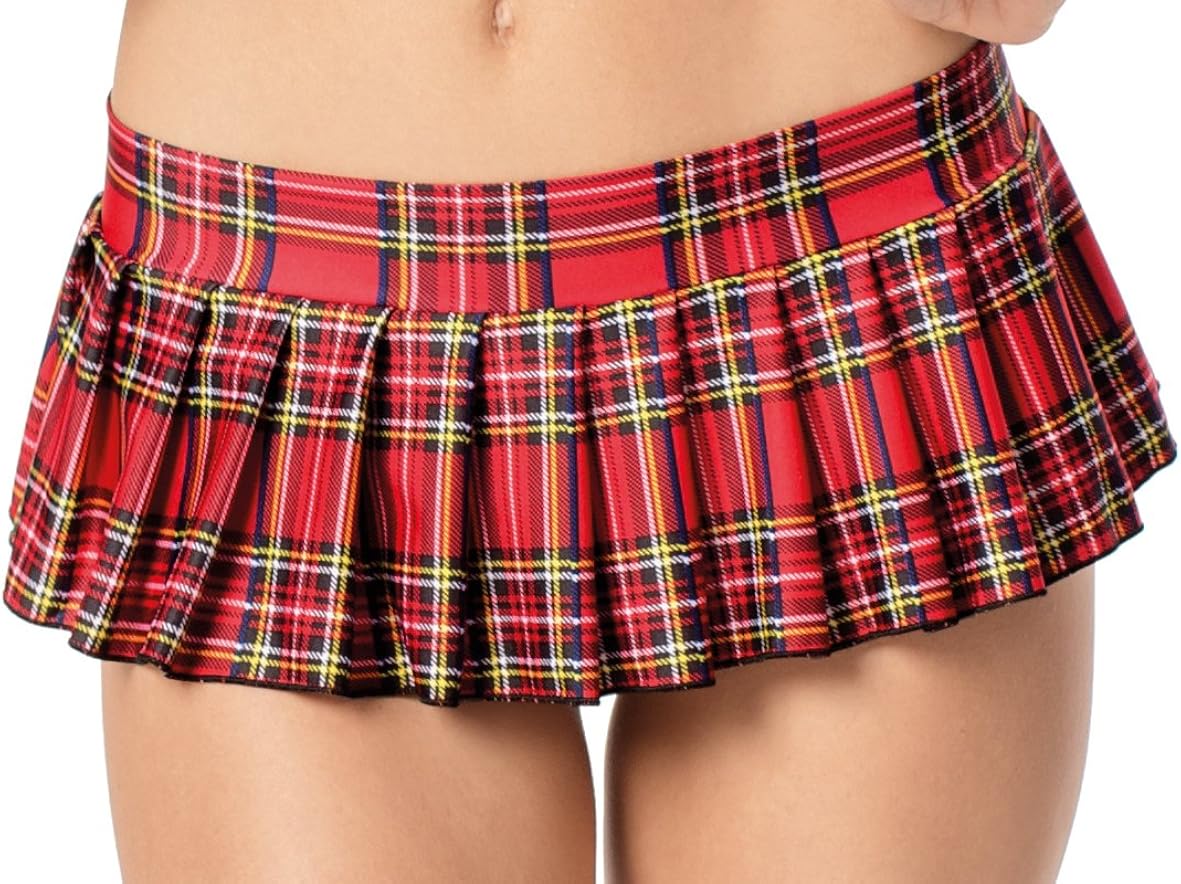 red mini kilt
