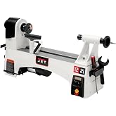 JET 12" x 21" Variable-Speed Woodworking Lathe, 1 HP, 115V 1Ph (JWL-1221VS)