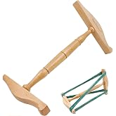HAND U JOURNEY Beechwood Niddy Noddy, 48" Yarn Skein Winder | Easy Skein Making &ndash; Creates neat, even skeins. Great for wool, alpaca, handspun yarn and fiber art.