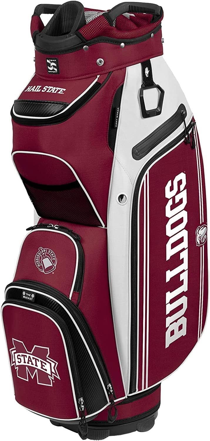 Mississippi State Bulldogs Bucket III Cooler Cart Golf Bag Image