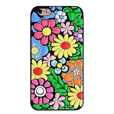 Colorful 3D Floral Silicone Case for iPhone Plus/7 Kuwait Ubuy