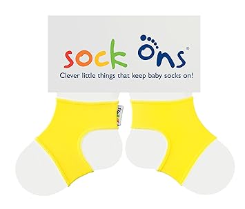 Sock Ons - 6-12 Months in GELB