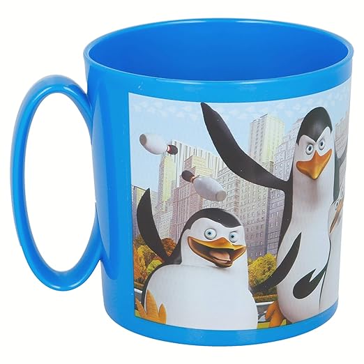 TAZA MICROONDAS 350 ML | PINGÜINOS DE MADAGASCAR: Amazon.es ...