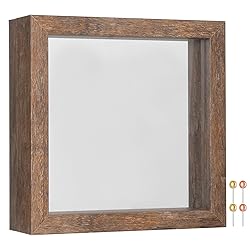 Califortree 5x5 Small Shadow Box Picture Frame with