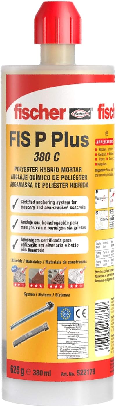 fischer Injection Mortar FIS P Plus 380 C Polyester Resin