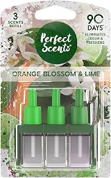 Perfect Scents 3 Scents Air Freshener Refill 12 Pack Orange Blossom & Lime 20ml view 3