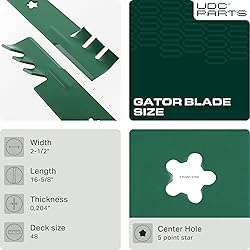 UDC Parts Gator Mulching Blades 173921 48 Inch/Fits