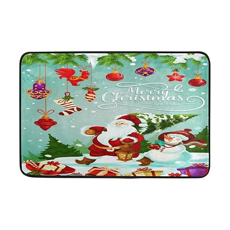 Amazon Com Wamika Santa Christmas Tree Snowman Outdoor Door