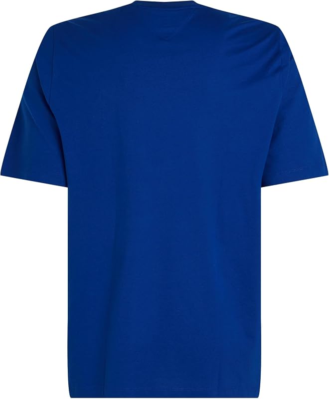 T-Shirt Manches Courtes Homme Essential Solid avec Poche sur la Poitrine, Bleu (Wedge Blue), XXL — photo 6 sur 6