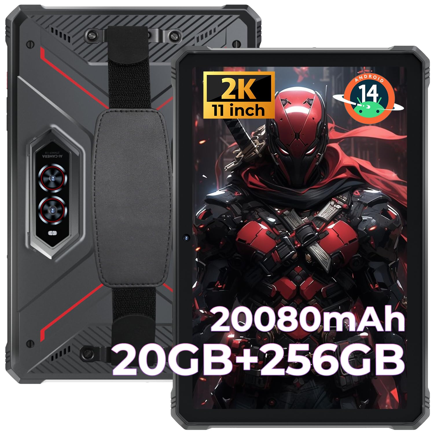 HOTWAV R9 Pro Rugged Tablet 2K 11 inch Android 14
