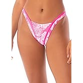 Maaji Womens Pink Blossom Trinity Reversible Regular Rise