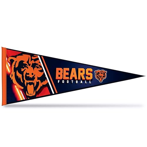 Rico Industries NFL Football Detroit Lions Primary 12" x 30" Felt Wall Décor Pennant - Great for Home/Bed Room/Man Cave Décor