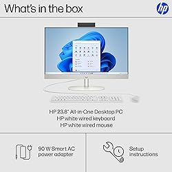 HP 23.8 inch All-in-One Desktop PC, FHD