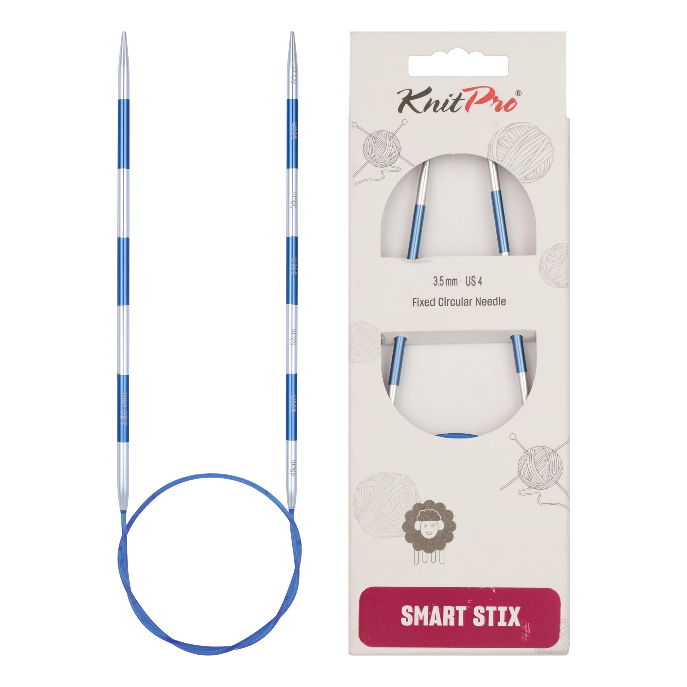 KnitPro Smartstix Fixed Circular Needles 24" (60cm) | 3.50mm — image 1