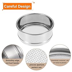PATIKIL 35 Mesh Lab Sieve, 4" Diameter Test Sieve