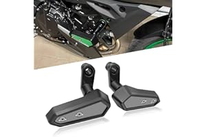 VORILES for NINJA500 Z500 SE Ninja 500 z500 se 2024 2025 Accessories Engine Anti-Fall Protection Cover Motorcycle Body Anti-Fall Block Side Cover Protection Frame Slider Impact Engine Drop pad (Titanium)