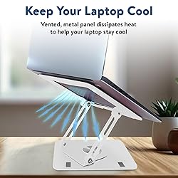 Swivel Laptop Stand for Desk, Adjustable Laptop