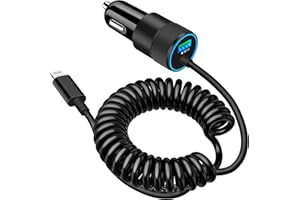 [Apple MFi Certified] iPhone Car Charger Fast Charging, Braveridge 4.8A Dual USB Power Cigarette Lighter Car Charger Adapter 