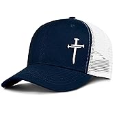Christian Jesus Cross Hat - Faith Hats for Men Women - Religious Gifts for Thanksgiving Christmas