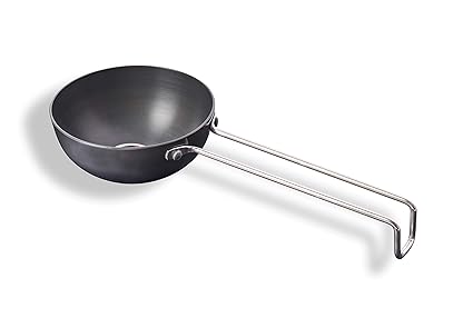 Embassy Hard Anodised Tadka Pan/Vagariya, Size 1, 200 ml, 10.5 cms, Gas Stovetop Compatible, Black