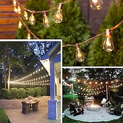 hairmiss 25ft Outdoor Edison Bulb String Lights