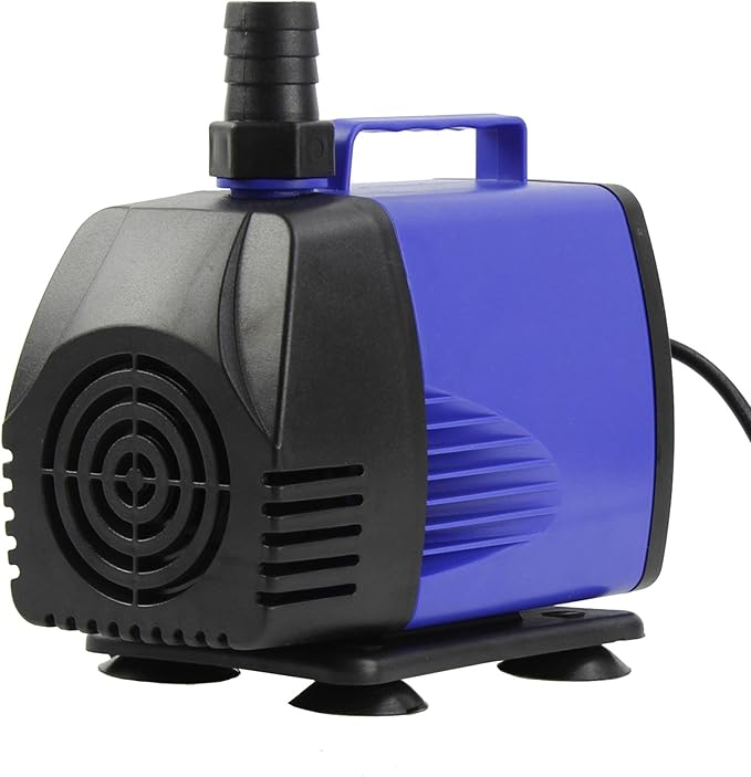 AQUANEAT Aquarium Water Pump 1450 GPH, Submersible Pond Pump, Outdoor Water Filter