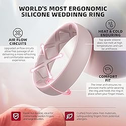 Egnaro Women’s Silicone Engagement Rings, Inner