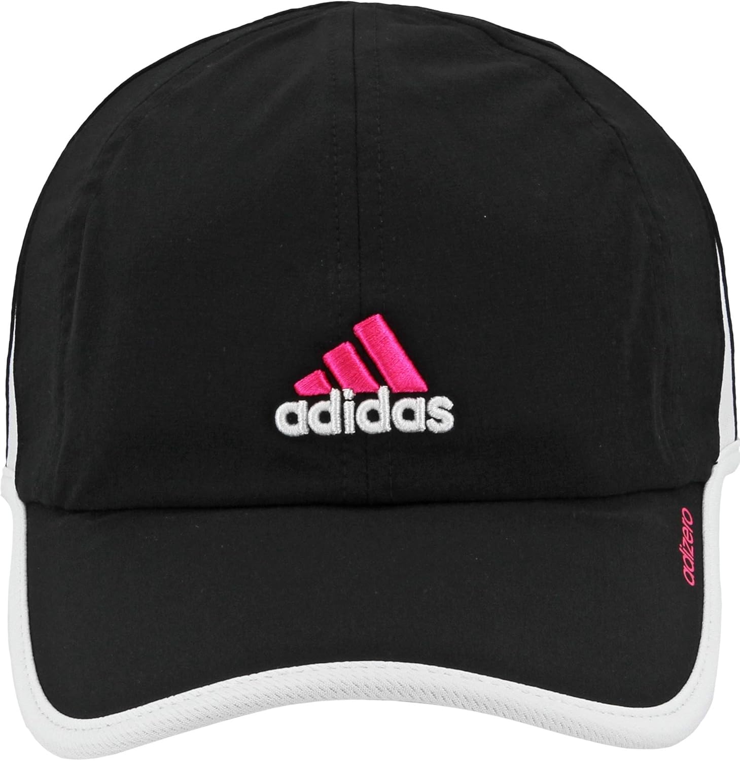 adidas Women's Adizero II Cap, Black/Shock Pink/White, ONE SIZE: Clothing