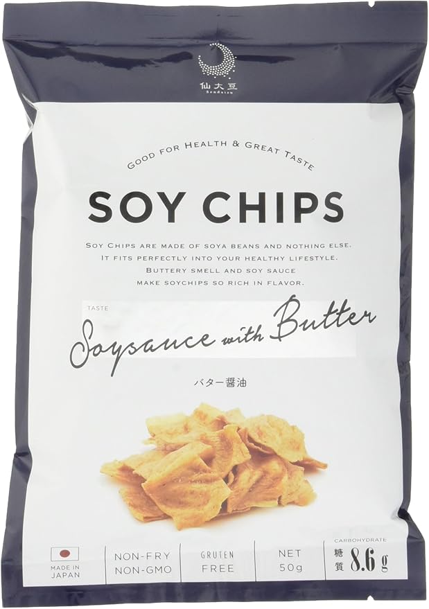 Amazon SOY CHIPS(ソイチップス)バター醤油 50g×12個 SOY CHIPS(ソイチップス) スナック菓子 通販