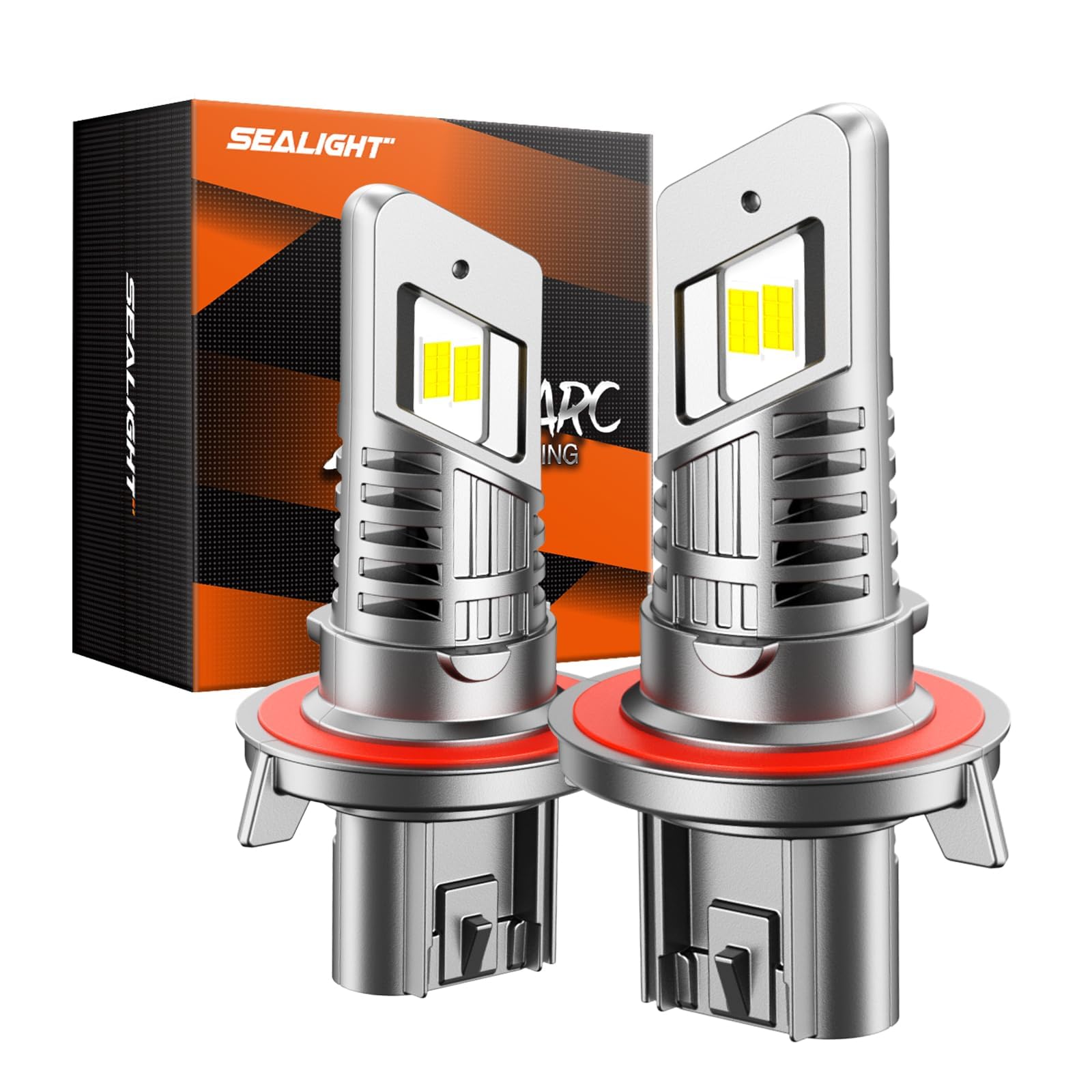 SEALIGHT H13 Bulbs with 6500K White Light,40000LM Super Bright, 1:1Mini Design Fog Light Bulbs,3 Mins Plug-N-Play, Pack of 2 H13 Bulbs Image