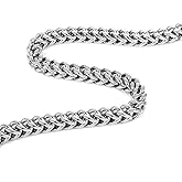 Urban Jewelry Stunning Thick 8 mm Stainless Steel Men's Necklace Chain (Silver)