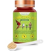 Bird Vitamins for All Cage Birds - Multi-Vitamin for Birds - Supports Bones, Feathers, Energy &amp; Eggshell Quality - Vet-Developed Formula, Dissolves in Water for Easy Daily Use - Net Wt 6.35 oz