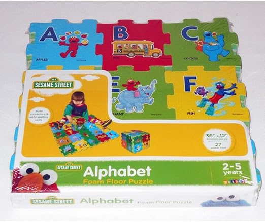 sesame street alphabet foam floor puzzle