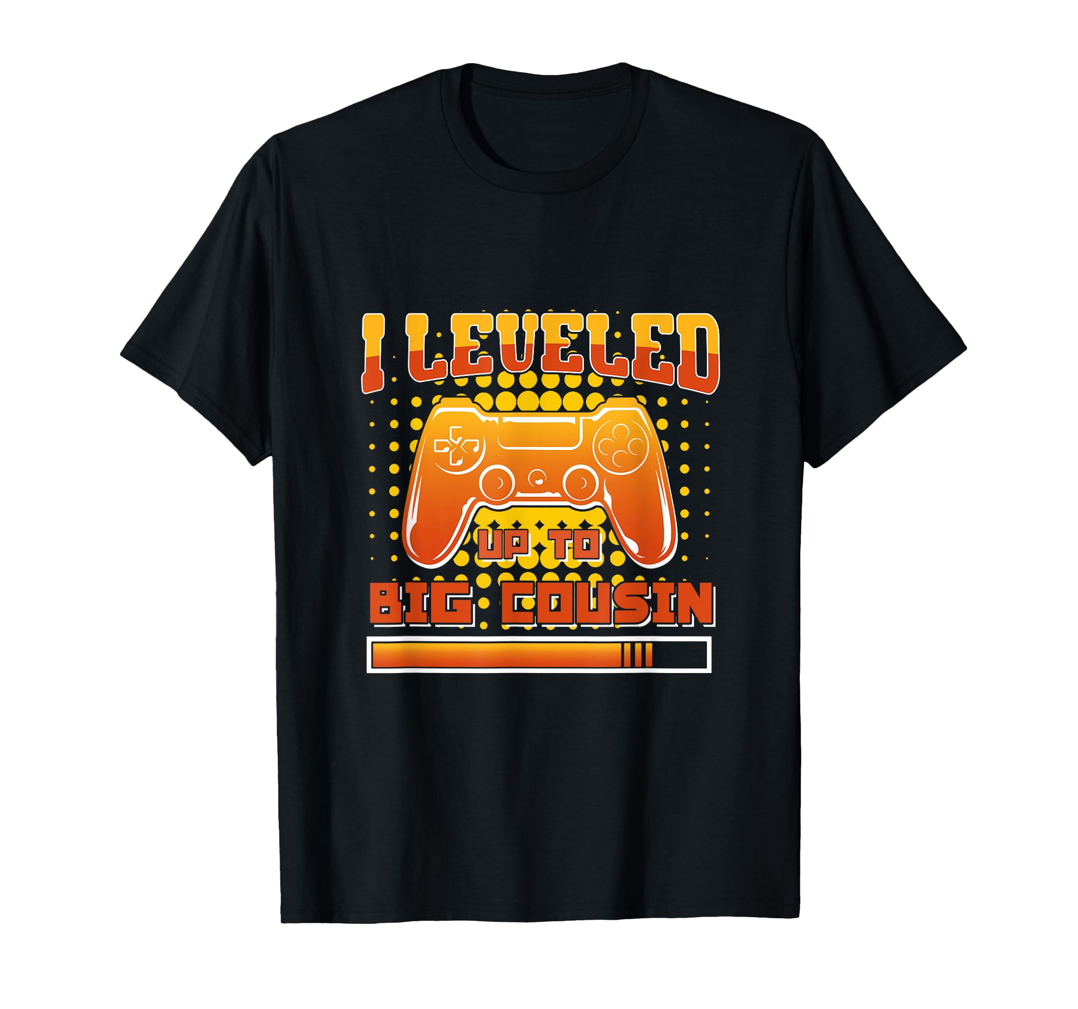 I Leveled Up To Big Cousin Arcade Game Over Play Game Gaming T-Shirt