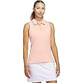 adidas Women's Ultimate365 Jacquard Sleeveless Polo