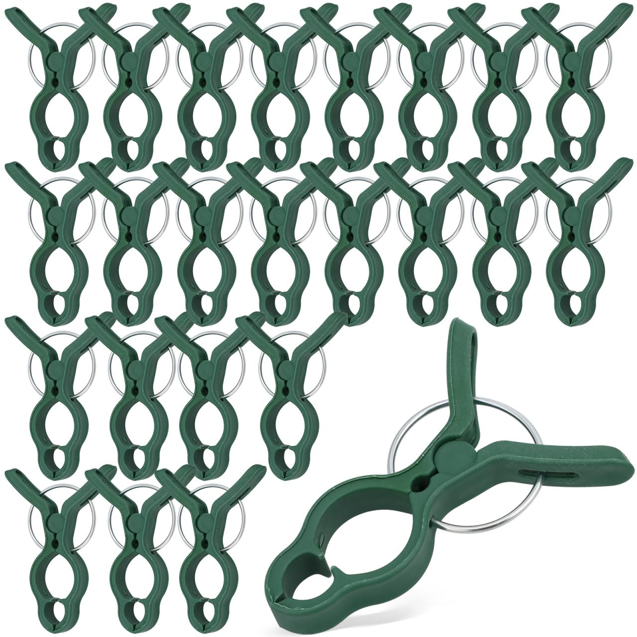 Happyyami Plant Clips For Climbing Plants 50Pcs Gardening Reusable Support Clips Fixing Clamps for Tomato Vines Phalaenopsis and Climbing Stem Straightening Protection Garden Vegetable
