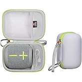 FBLFOBELI Hard Case Compatible with Ultimate Ears UE WONDERBOOM 4 3 2 Portable Wireless Bluetooth Speaker (Case Only) (Gray)
