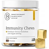BIG BOLD HEALTH HTB Immunity Chews &ndash; Organic Himalayan Tartary Buckwheat Supplement to Support Natural Energy &amp; Immune Function - Chocolate Flavor with Zinc, Magnesium &amp; Vitamins (60 Chews)