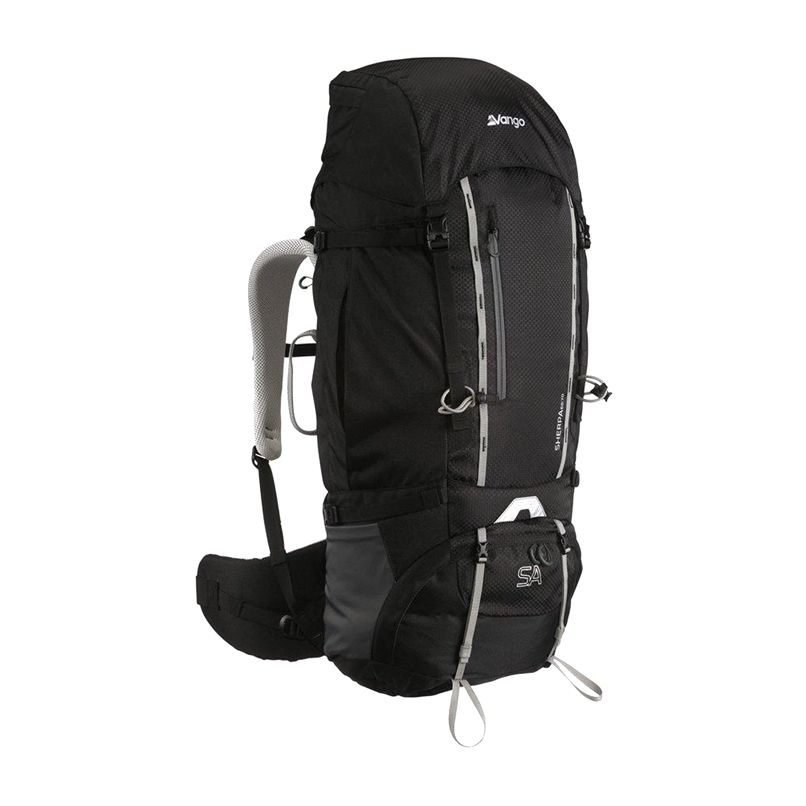 Vango Sherpa 60:70 Rucksack, Black, One Size
