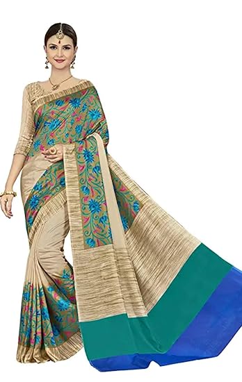 womens malgudi soft silk saree with unstitched blouse piece [malgudi]