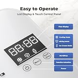 AcmEenjoy No Pre-freezing Ice Cream Maker 1.2L Compressor 3 in 1 view 3