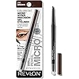 Revlon Gel Eyeliner, ColorStay Micro Hyper Precision Eye Makeup with Built-in Smudger, Waterproof, Longwearing with Precision Tip, 215 Brown, 0.002 oz