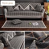 JESU Sectional Sofa Cover Sofa Slipcovers for 3