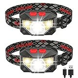 IKAAMA Headlamp, 2 Pack 1100 Lumen Super Bright