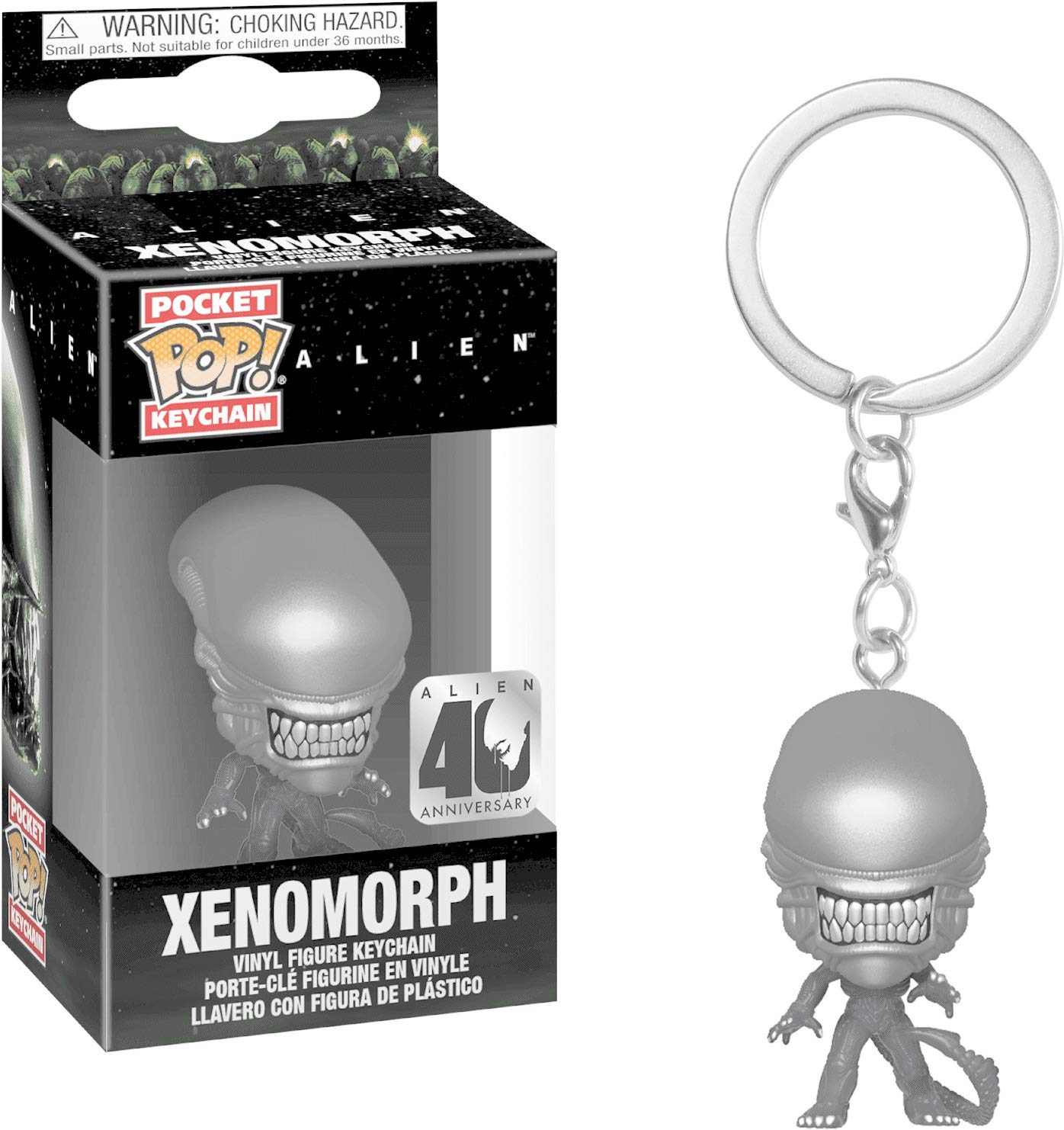 Funko Pop! Alien 40th Keychain Xenomorph, Multi-Colour