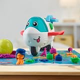 Play-Doh Airplane Explorer Starter Set Jet Toy Map Playmat 4 Colours 3 view 4