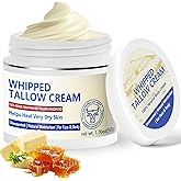 JIIANERY Beef Tallow for Skin, Natural Beef Tallow for Face, 100% Organic Grass Fed Finished Whipped Tallow and Honey Balm, Tallow Cream for Skin Care, Tallow Face Moisturizer Body Lotion