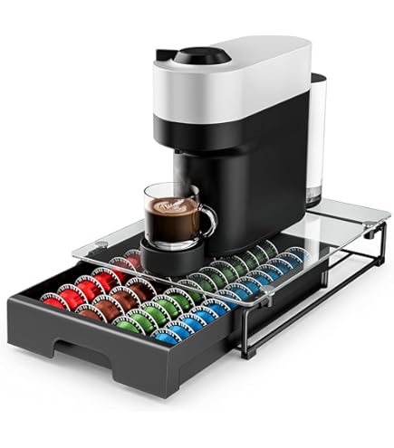 Amazon.com: ZCDCP Pod Holder - Modern Sleek Black Metal Capsule