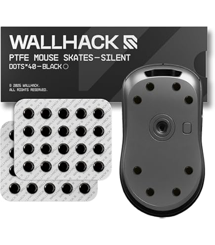 WALLHACK SPー004 Black SP-004A Black Glass Gaming Mousepad | Wallhack